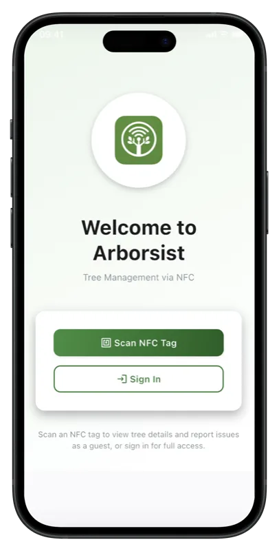 Arborsist app: AI hazard analysis screen